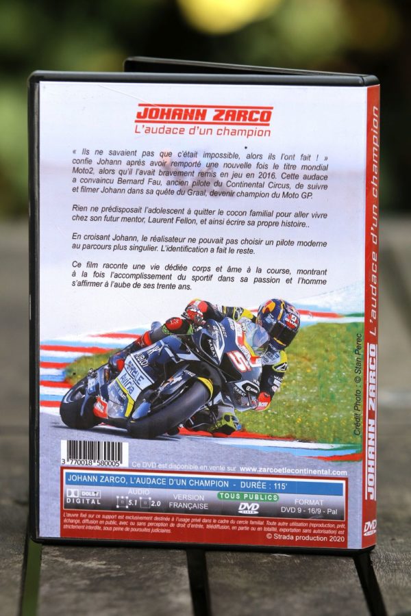 Résumé DVD Johann Zarco, l'audace d'un champion