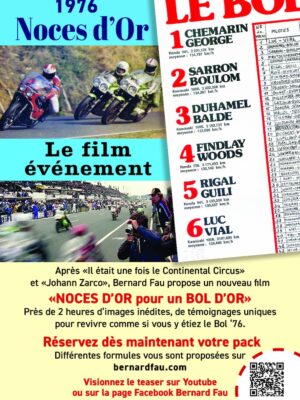 DVD Noces d'Or pour un Bol d'Or © Bernard Fau