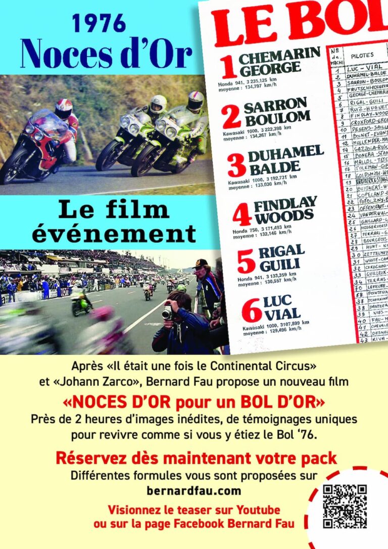 DVD Noces d'Or pour un Bol d'Or © Bernard Fau
