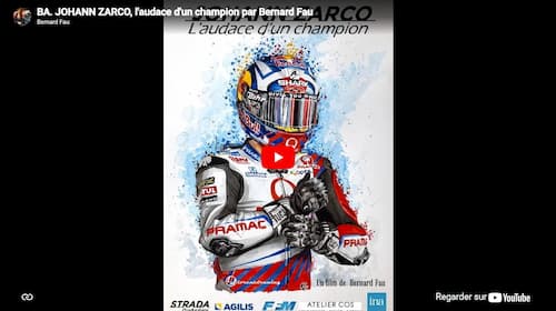 bande annonce Johann Zarco l audace d un champion - film Bernard Fau
